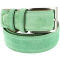 Ceinture Robert Charles Ceinture en daim surpiqu&eacute;e Vert