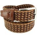 Ceinture Robert Charles Ceinture tress&eacute;e souple Marron Grenoble