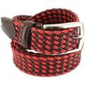 Ceinture Robert Charles Ceinture tress&eacute;e souple Rouge Grenoble