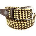 Ceinture Robert Charles Ceinture tress&eacute;e souple Jaune Grenoble