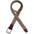 Ceintures sur Grenoble : Ceinture Tyler & Tyler Ceinture tress&eacute;e souple Marron