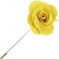 Broches Cravate Avenue Signature Boutonni&egrave;re rose sauvage Jaune Grenoble