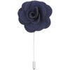 Broches Cravate Avenue Signature Boutonni&egrave;re Epingle Fleur Bleu