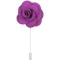Broches Cravate Avenue Signature Boutonni&egrave;re Epingle Fleur Violet