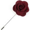 Broches Cravate Avenue Signature Boutonni&egrave;re rose sauvage Rouge