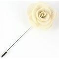 Broches Cravate Avenue Signature Boutonni&egrave;re rose sauvage Marron Grenoble