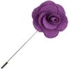 Broches Cravate Avenue Signature Boutonni&egrave;re rose sauvage Violet