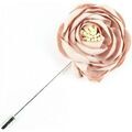 Broches Cravate Avenue Signature Boutonni&egrave;re Pivoines Marron Grenoble
