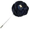 Broches Cravate Avenue Signature Boutonni&egrave;re Pivoines Bleu