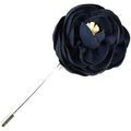 Broches Cravate Avenue Signature Boutonni&egrave;re Pivoines Bleu Grenoble