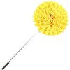 Broches Cravate Avenue Signature Boutonni&egrave;re Dahlia Jaune