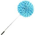 Broches Cravate Avenue Signature Boutonni&egrave;re Dahlia Bleu Grenoble
