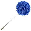 Broches Cravate Avenue Signature Boutonni&egrave;re Dahlia Bleu