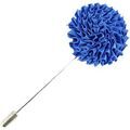 Broches Cravate Avenue Signature Boutonni&egrave;re Dahlia Bleu Grenoble