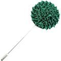 Broches Cravate Avenue Signature Boutonni&egrave;re Dahlia Vert