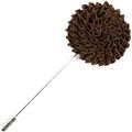 Broches Cravate Avenue Signature Boutonni&egrave;re Dahlia Orange Grenoble