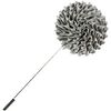 Broches Cravate Avenue Signature Boutonni&egrave;re Dahlia Gris