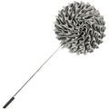 Broches sur Grenoble : Broches Cravate Avenue Signature Boutonni&egrave;re Dahlia Gris