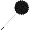Broches Cravate Avenue Signature Boutonni&egrave;re Dahlia Noir Grenoble