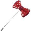 Broches Cravate Avenue Signature Boutonni&egrave;re Am&eacute;rica Rouge Grenoble