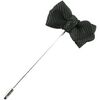 Broches Cravate Avenue Signature Boutonni&egrave;re Mini noeud pap stripe Vert