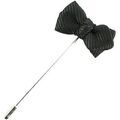 Broches Cravate Avenue Signature Boutonni&egrave;re Mini noeud pap stripe Vert Grenoble