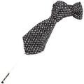 Broches Cravate Avenue Signature Boutonni&egrave;re mini cravate stripe Gris Grenoble