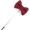 Broches Cravate Avenue Signature Boutonni&egrave;re mini noeud pap Rouge Grenoble