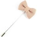 Broches Cravate Avenue Signature Boutonni&egrave;re mini noeud pap Marron Grenoble