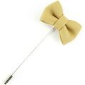 Broches Cravate Avenue Signature Boutonni&egrave;re mini noeud pap Jaune