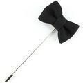 Broches Cravate Avenue Signature Boutonni&egrave;re mini noeud pap Noir Grenoble