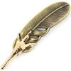 Broches Tony & Paul Boutonni&egrave;re plume Jaune