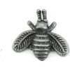 Broches Tony & Paul Boutonni&egrave;re abeille Gris