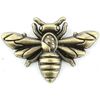 Broches Tony & Paul Boutonni&egrave;re abeille Gris