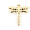 Broches Tony & Paul Boutonni&egrave;re libellule Jaune