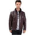 Blouson Daytona Blouson en cuir homme Ref 61165 Marron