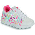 Baskets basses enfant Skechers UNO LITE - MY DRIP Blanc