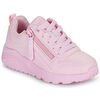Baskets basses enfant Skechers UNO LITE - EASY ZIP Rose