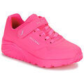Baskets basses enfant Skechers UNO LITE - CLASSIC Rose