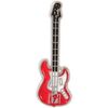 Broches Clj Charles Le Jeune Pin's guitare &eacute;lectrique rouge Rouge
