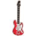 Broches Clj Charles Le Jeune Pin's guitare &eacute;lectrique rouge Rouge Grenoble