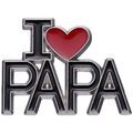 Broches Clj Charles Le Jeune Pin's I Love Papa Noir Grenoble