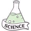 Broches Clj Charles Le Jeune Pin's Erlenmeyer Science Multicolore Grenoble