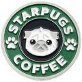 Broches Clj Charles Le Jeune Pin's Starpugs Coffee Vert Grenoble