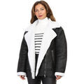 Veste La Modeuse Vestes pour femme - Noir / Blanc -