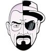Broches Clj Charles Le Jeune Pin's Breaking Bad - Walter White vs Heisenber Noir