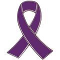 Broches Clj Charles Le Jeune Pin's Ruban Violet - Cancer du pancr&eacute;as - Alzheimer Violet Grenoble