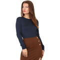 Pull La Modeuse Pulls pour femme - Bleu Marine -