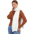 Echarpe La Modeuse Foulards, &eacute;charpes pour femme - Blanc - Blanc