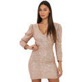 Robe La Modeuse Robes pour femme - Dor&eacute; rose - Dor&eacute;